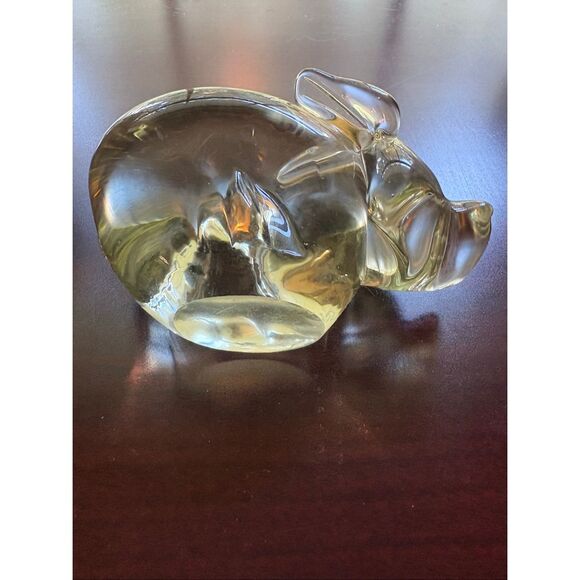 Glass Pig, Vintage, 1970’s, Unique - Picture 3 of 6